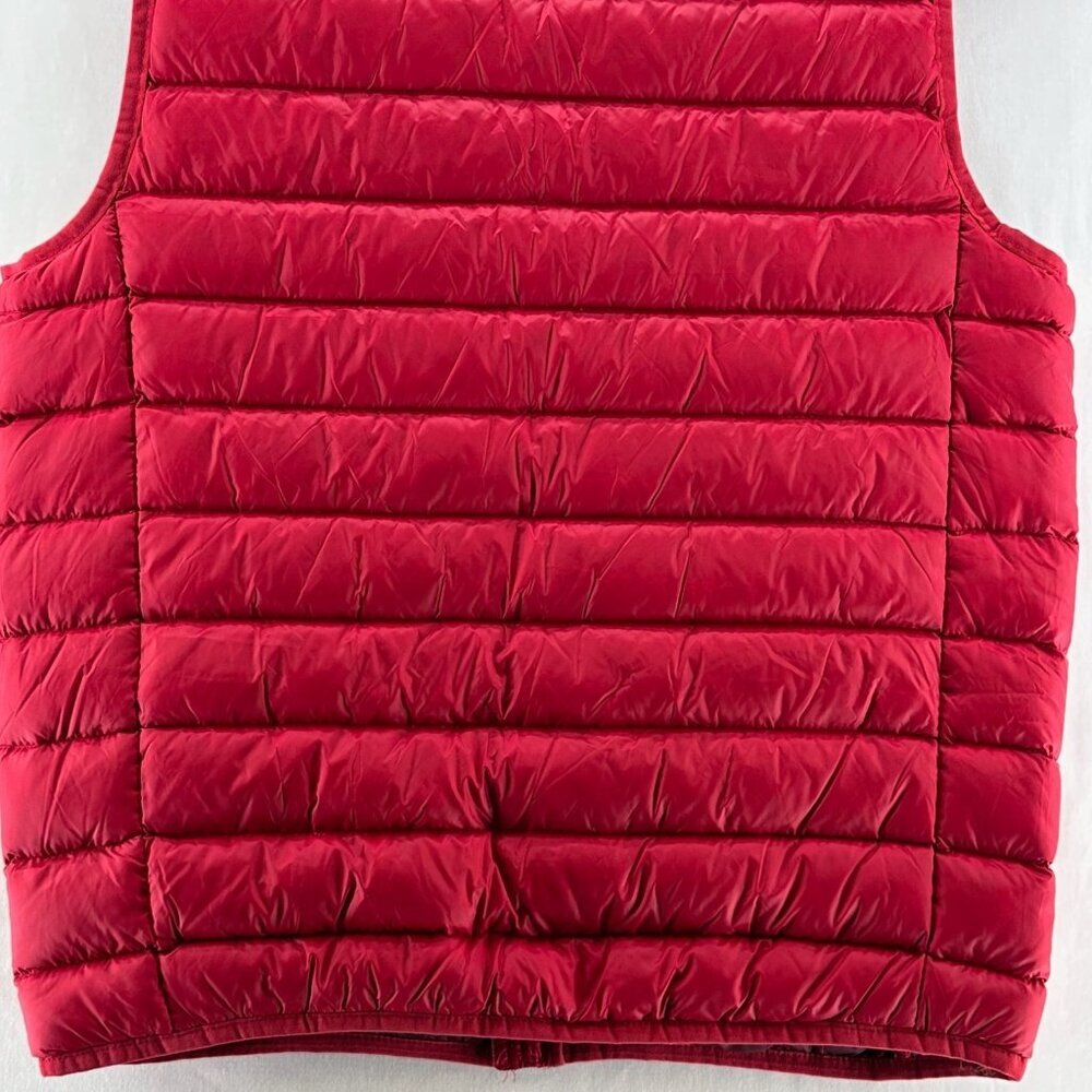 Club Room Performance Puffer Vest Men S Water Resistant Packable Down Zip Up Red - Picture 7 of 13